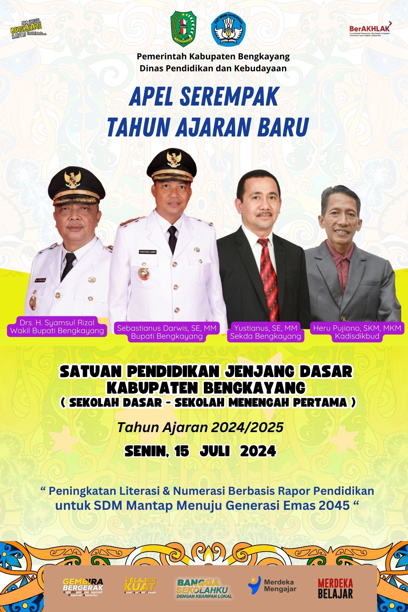 Apel Serempak tahun Ajaran Baru 2024/2025